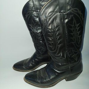 Tony Lama Boots Black Size 8.5 D